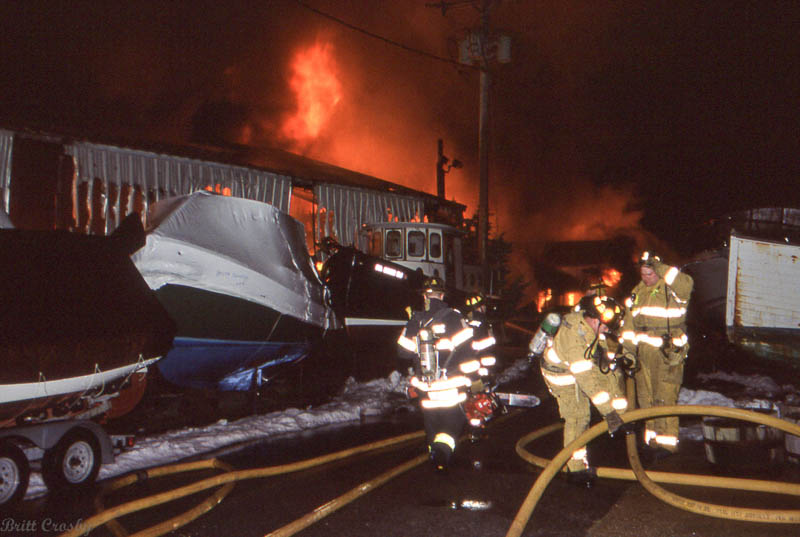 crosby yacht yard fire